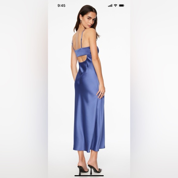 Blue slip dress - Picture 1 of 2